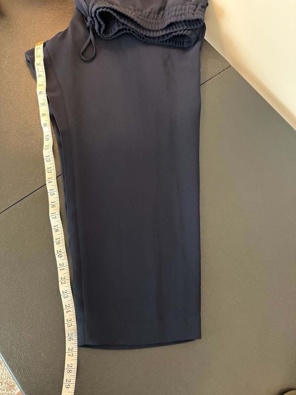 Talbots Woman Petites Navy Blue Pull On Casual Pants Drawstring Size 3XP - Picture 5 of 8